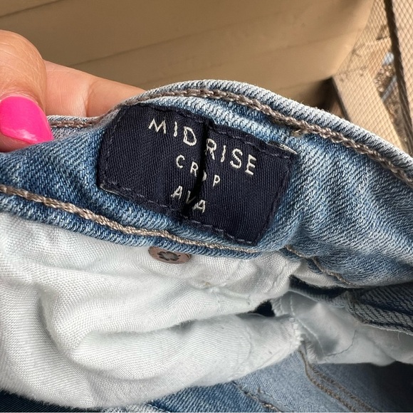 Lucky Brand Midrise Cropped Ava Pants - Size 14/32 - Casual Denim - Picture 5 of 5